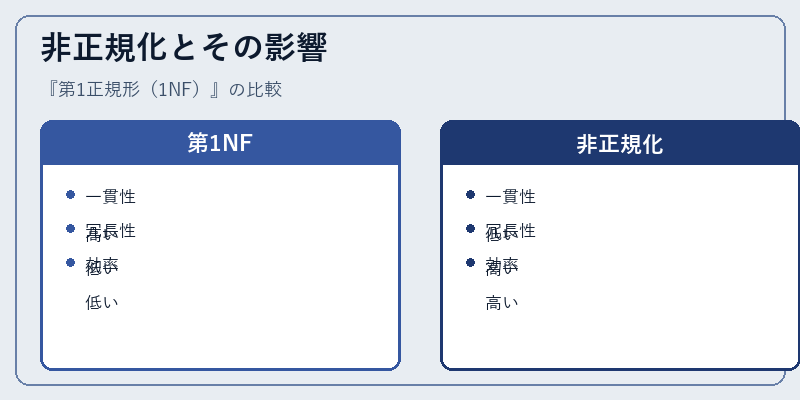 非正規化とその影響