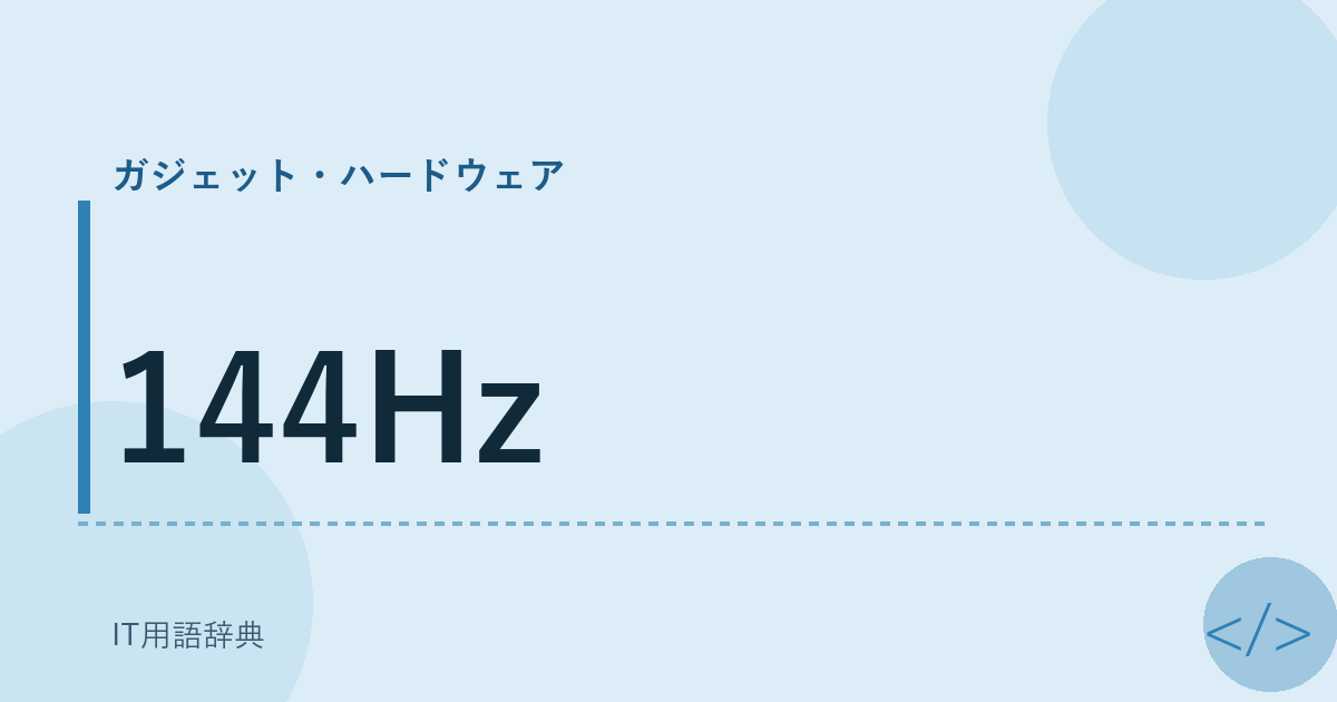 144Hz
