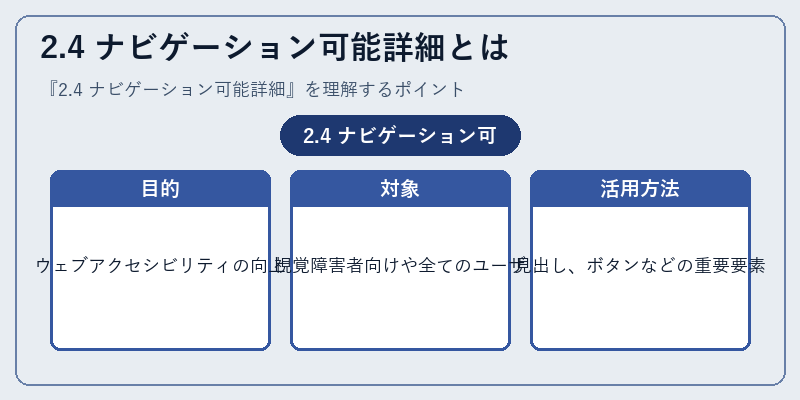 2.4 ナビゲーション可能詳細とは