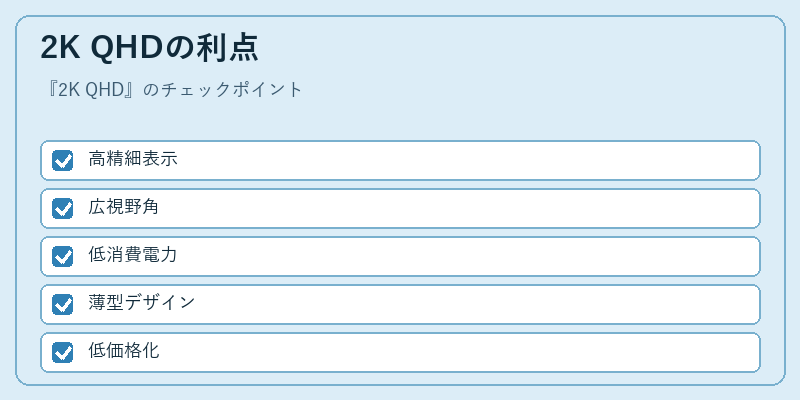 2K QHDの利点