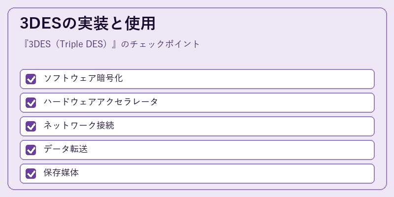 3DESの実装と使用