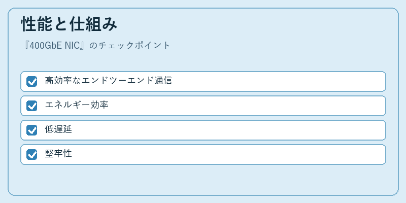 性能と仕組み