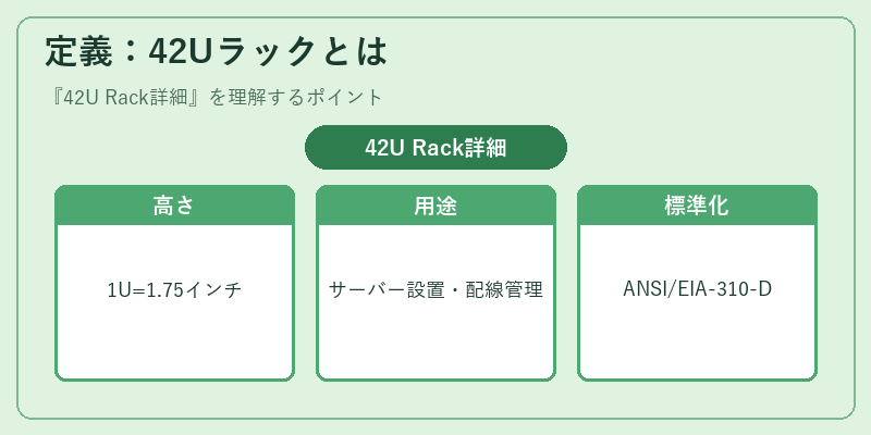 定義：42Uラックとは