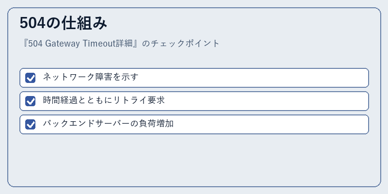 504の仕組み