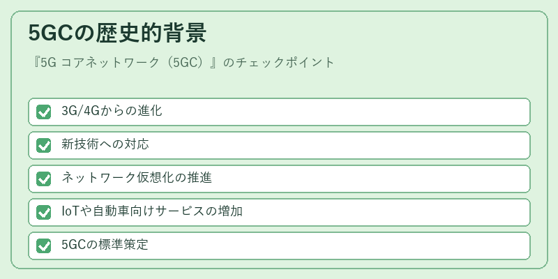 5GCの歴史的背景