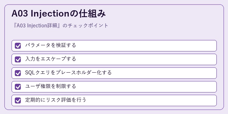 A03 Injectionの仕組み