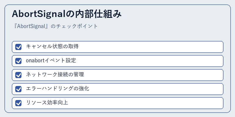 AbortSignalの内部仕組み