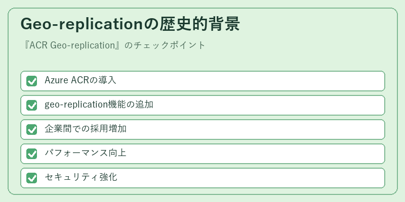 Geo-replicationの歴史的背景