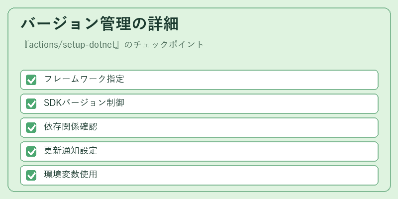 バージョン管理の詳細