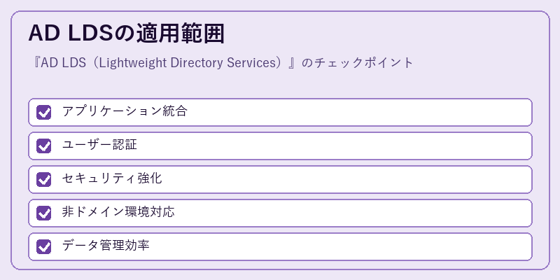 AD LDSの適用範囲