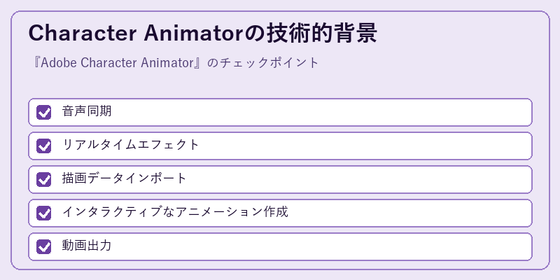 Character Animatorの技術的背景