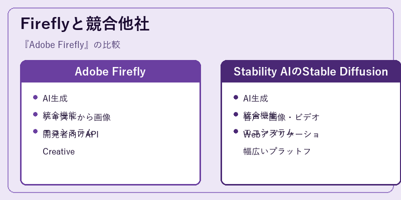 Fireflyと競合他社