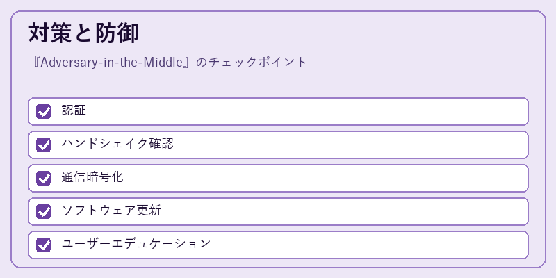 対策と防御