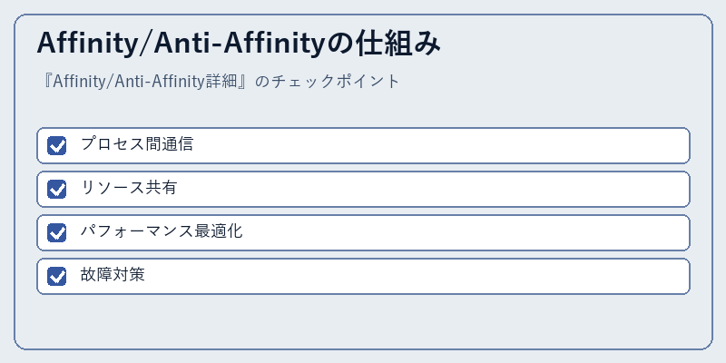 Affinity/Anti-Affinityの仕組み
