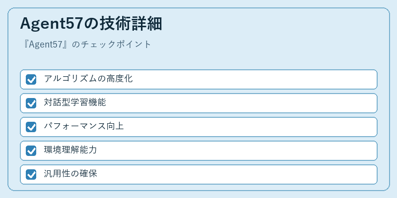 Agent57の技術詳細