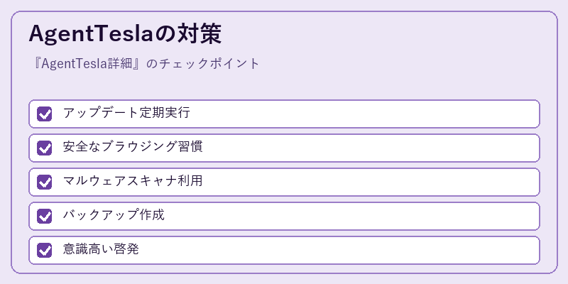AgentTeslaの対策