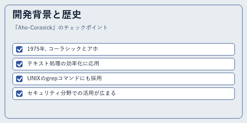 開発背景と歴史