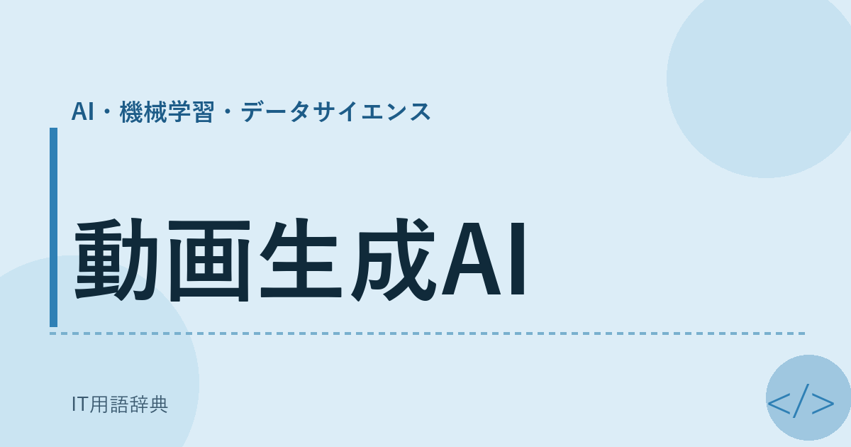 動画生成AI アイキャッチ