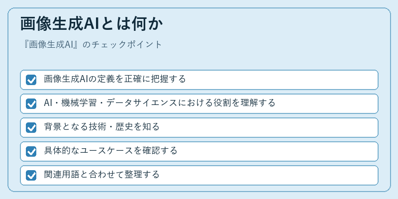 画像生成AIとは何か