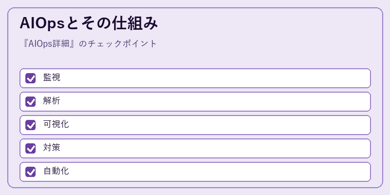 AIOpsとその仕組み