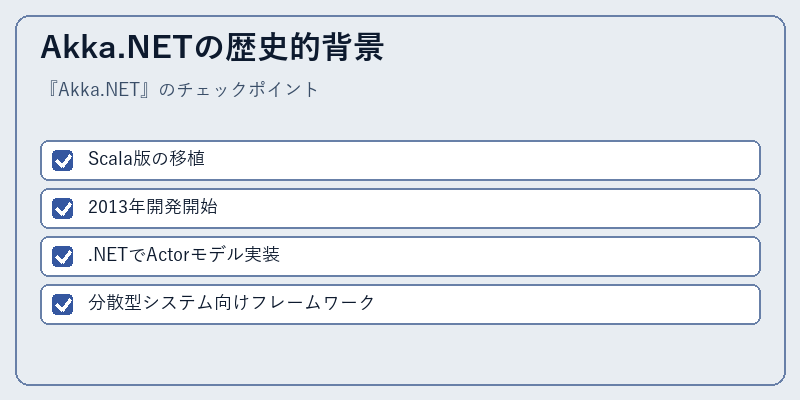 Akka.NETの歴史的背景