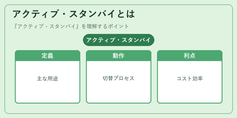 アクティブ・スタンバイとは