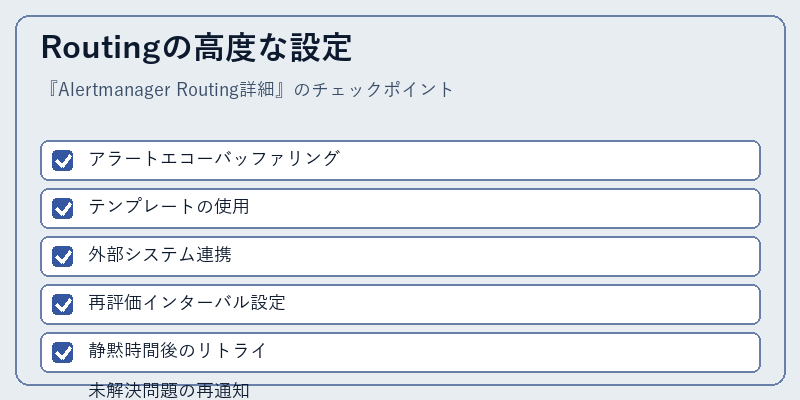 Routingの高度な設定