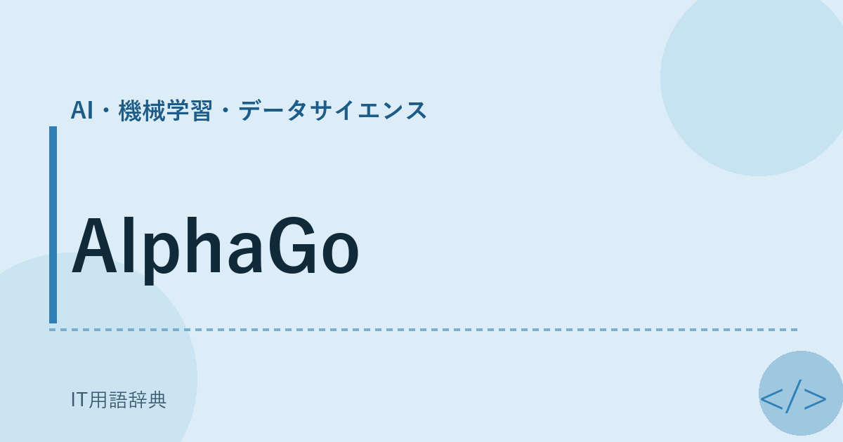 AlphaGo アイキャッチ