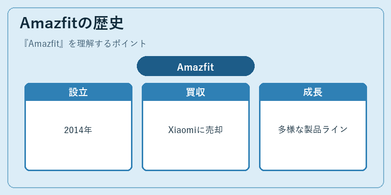 Amazfitの歴史