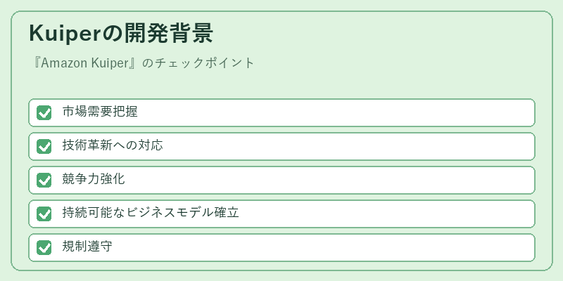 Kuiperの開発背景