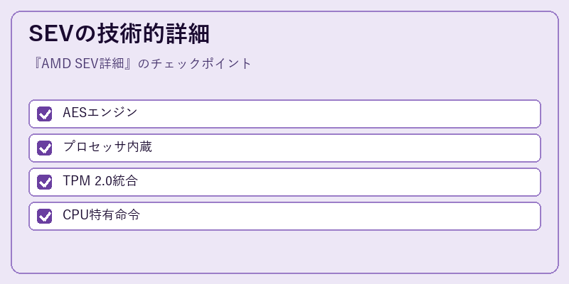 SEVの技術的詳細