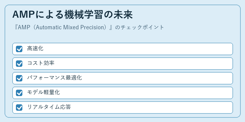 AMPによる機械学習の未来