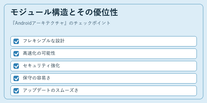 モジュール構造とその優位性