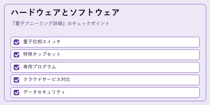 ハードウェアとソフトウェア