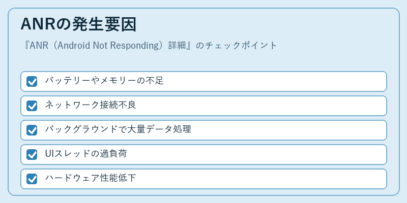 ANRの発生要因