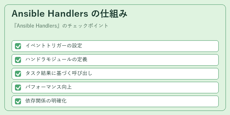 Ansible Handlers の仕組み