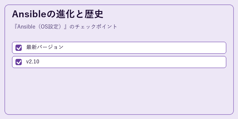 Ansibleの進化と歴史