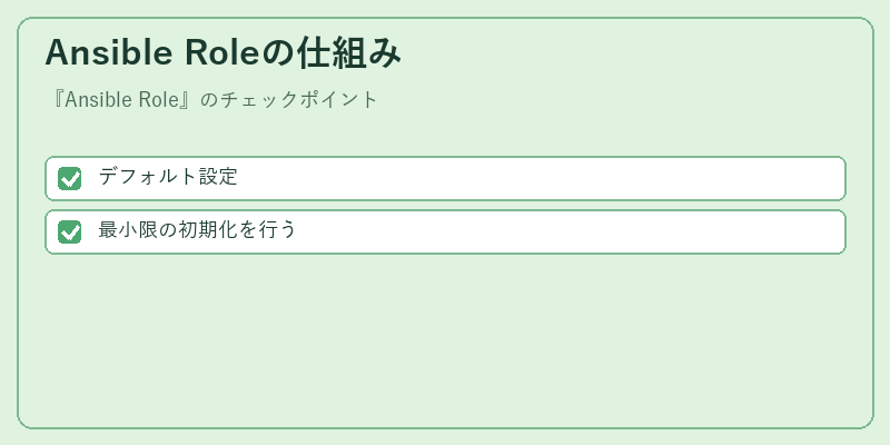 Ansible Roleの仕組み