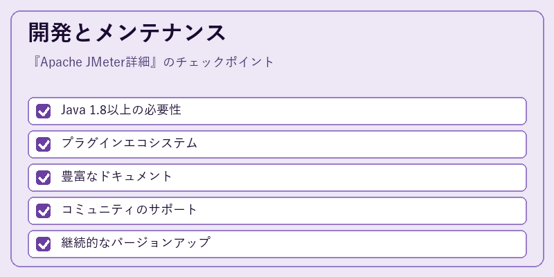 開発とメンテナンス