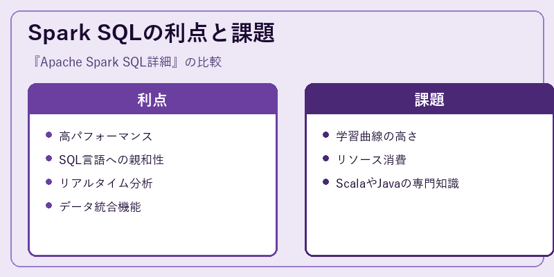 Spark SQLの利点と課題