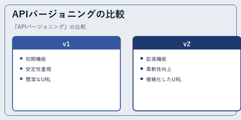 APIバージョニングの比較