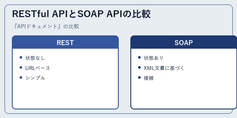 RESTful APIとSOAP APIの比較
