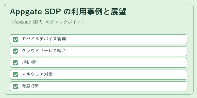 Appgate SDP の利用事例と展望