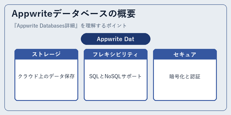 Appwriteデータベースの概要