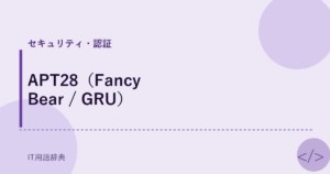 APT28（Fancy Bear / GRU） アイキャッチ