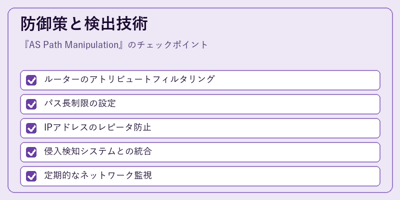 防御策と検出技術