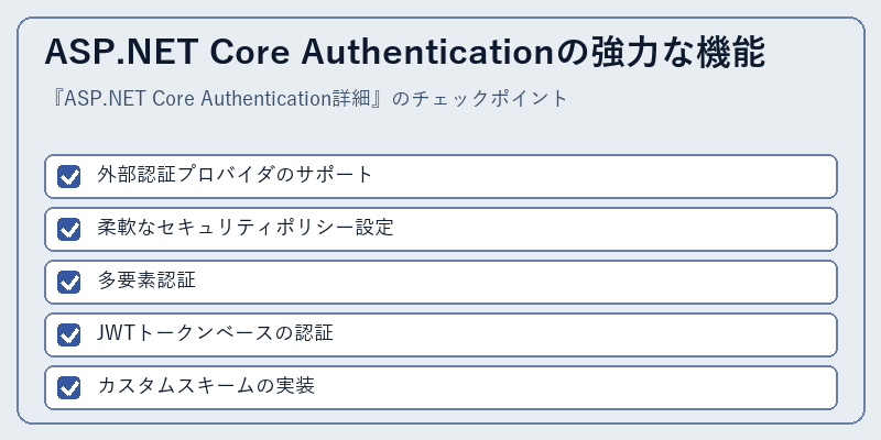 ASP.NET Core Authenticationの強力な機能