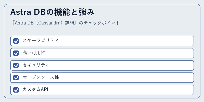 Astra DBの機能と強み