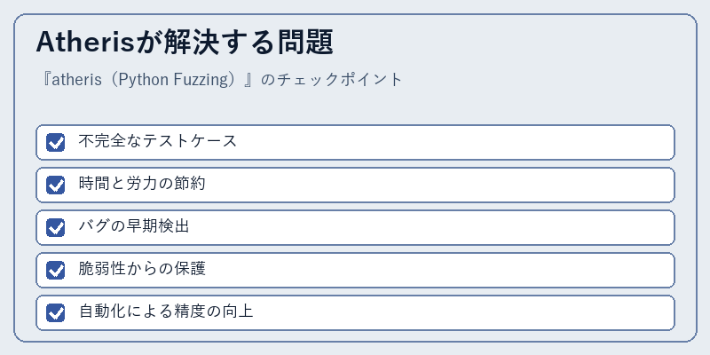 Atherisが解決する問題