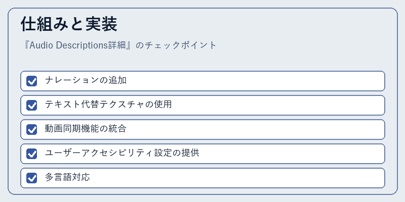仕組みと実装